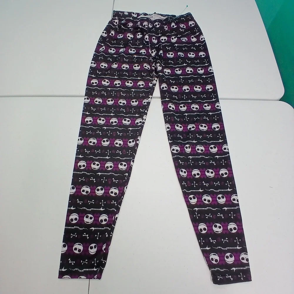 Disney‎ Jack Skellington Nightmare Before Christmas Leggings Pants Medium